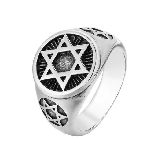 Chevalière Étoile de David