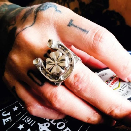 Chevalière Fer à Cheval Argent