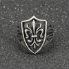 chevalière fleur de lys homme