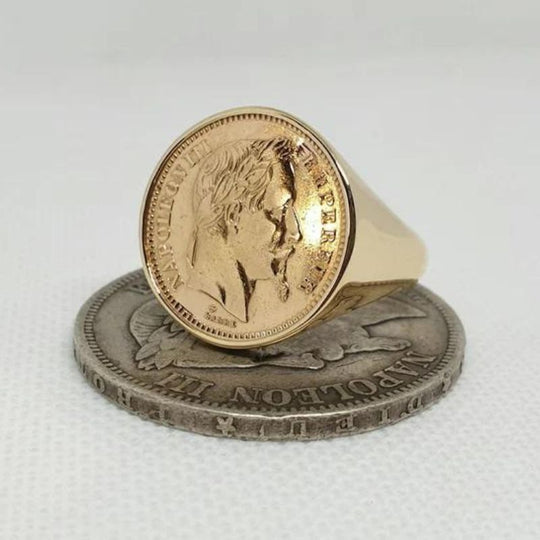 Chevalière Homme Or Napoléon