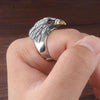 bague homme tete d aigle