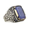 chevalière homme tourmaline