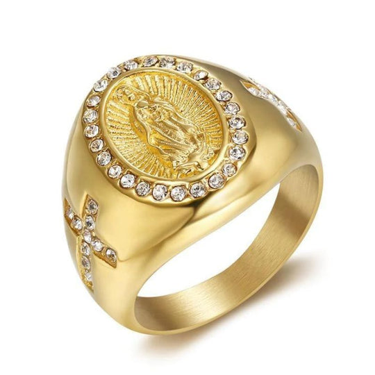 Chevalière Homme Vierge Marie