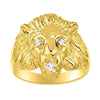 bague lion or