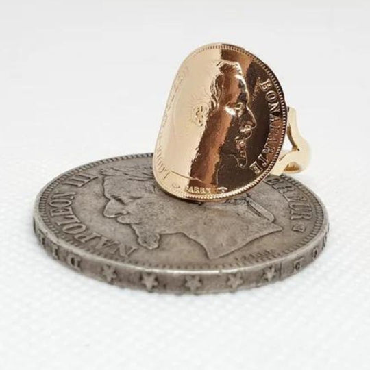 Chevalière Napoléon 3 Empereur Or