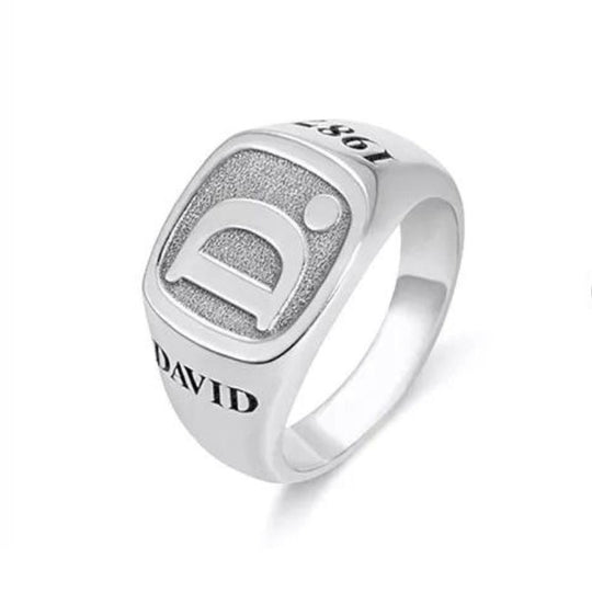 Chevalière Personnalisée Lettre