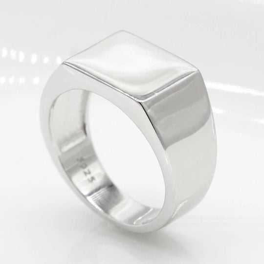 Chevalière Rectangulaire à Graver