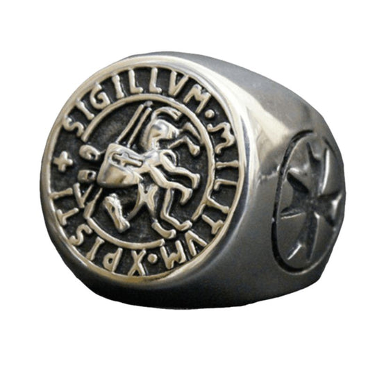 Chevalière Sceau des Templiers