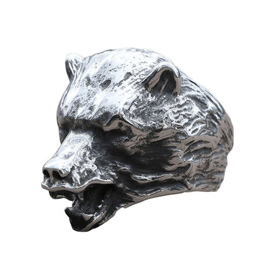 Chevalière Tête d'Ours Homme